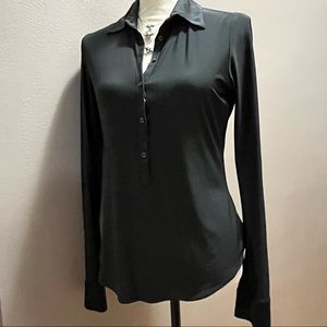Express Black top long sleeves. EUC